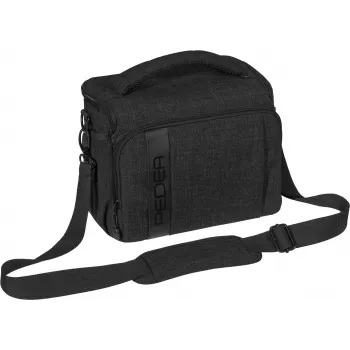PEDEA 65065434 - shoulder bag - any brand - Canon EOS R - M3 - M5 - M6 - M10 - M50 - M100 Canon EOS 5D - 5DS R - 5D Mark II - 5D Mark IV - 6D - 6D Mark... - shoulder strap - Black
