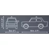 Trabant 601 Polizei, Construction Toy