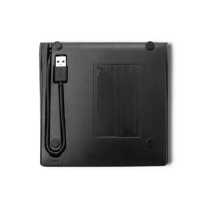 External USB 2.0 SATA Optical Drive Case Qoltec 51863 Black