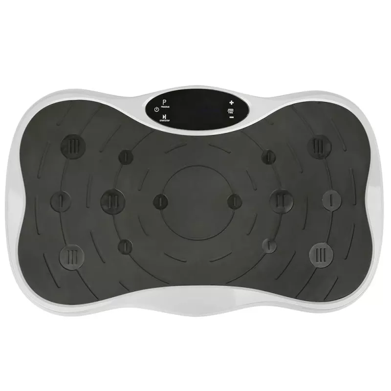 Extralink Vibration Platform for Exercise Fitness Moonwalk Spinmove White