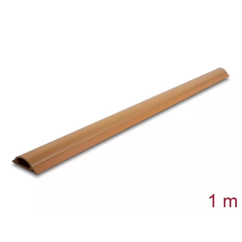 Cable duct DeLOCK 20731 self-adhesive 50 x 13 mm wood look