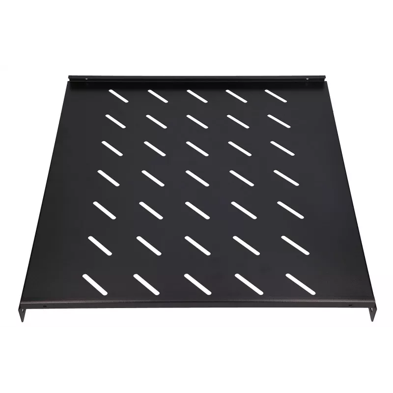 Extralink EX.8635 Fixed Rack Shelf 1U 19 inch 500 mm Deep for 800 mm Cabinets, Black