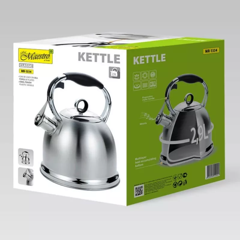 Maestro MR-1334 kettle 2.9 L Stainless steel