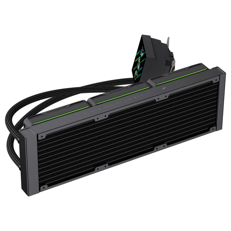 Gamemax | CPU Liquid cooler | HAILSTORM 360 LCD | Black