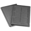 Grill Plate top, ribbed / Waffelmuster (Anthracite, for Contact Grill PG 4.3, PG 4.4)