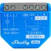 Smart switch Shelly 1 Gen4, wireless, 240 V AC, Bluetooth 5.0/Wi‑Fi/ ZigBee, plastic housing, 42×16×37 mm, pack of 2