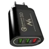 USB wall charger MACLEAN MCE479B — 3x USB ports, 18W total output, compact