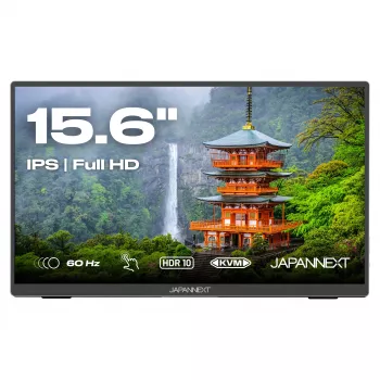 JAPANNEXT JN-MD-I156FHDR-T computer monitor 39.6 cm (15.6 inch) 1920 x 1080 pixels Full HD LED Touchscreen Grey