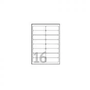 Avery - clear - 99.1 x 33.9 mm 400 label(s) (25 Sheets x 16) address labels