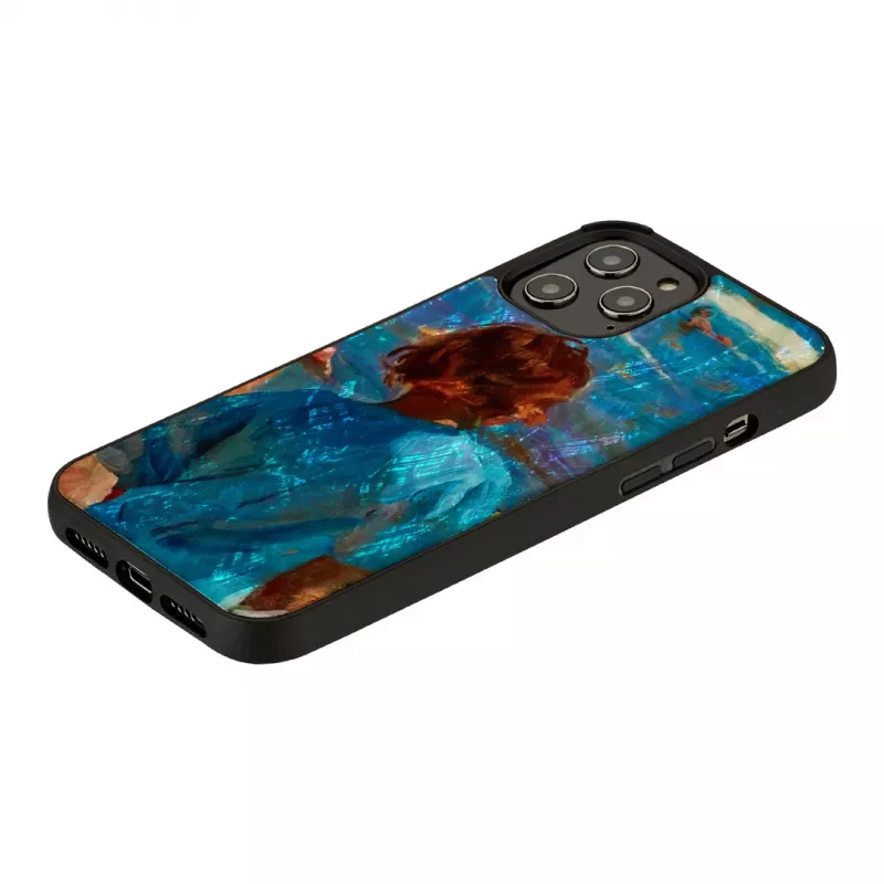 Protective phone case iKins for Apple iPhone 12 Pro Max — children beach design