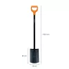 Spade Fiskars 131403 — Fiskars garden spade model 131403, steel blade, wooden handle