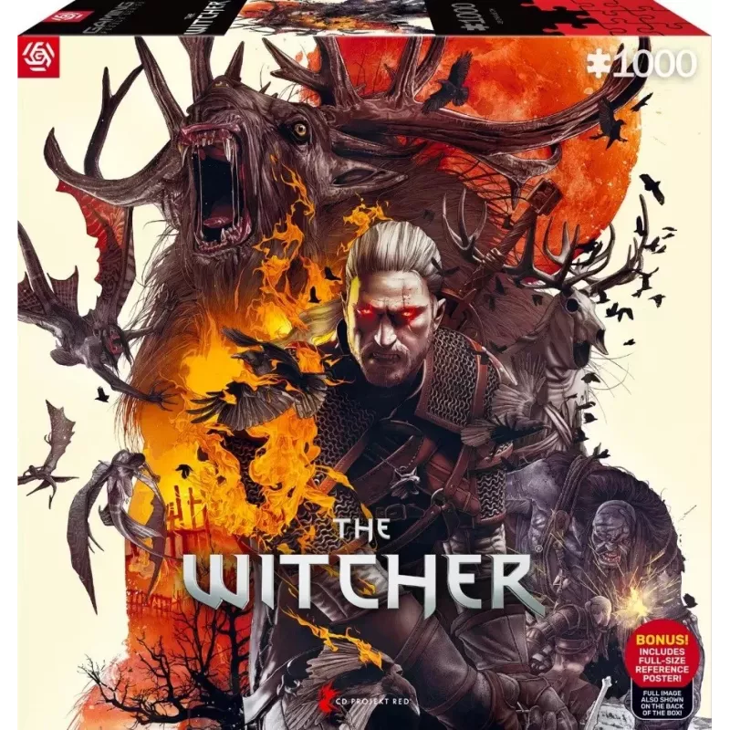 Good Loot Gaming Puzzle: The Witcher Monsters, 1000 pieces