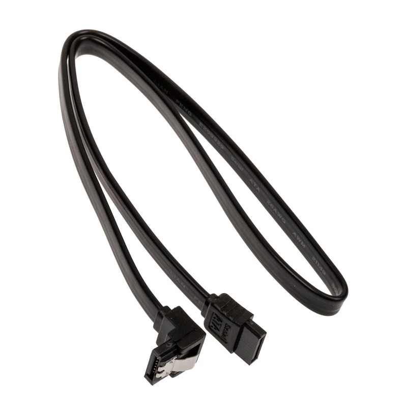 SATA cable Akasa Proslim 90° 50 cm — right-angle SATA data cable, 50 cm
