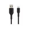 Cable Braided USB-Light ning 15cm black