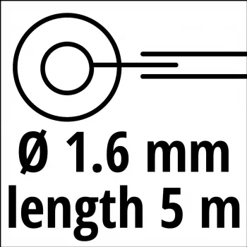 String trimmer spool Einhell 3405117 Red Plastic 1 pc