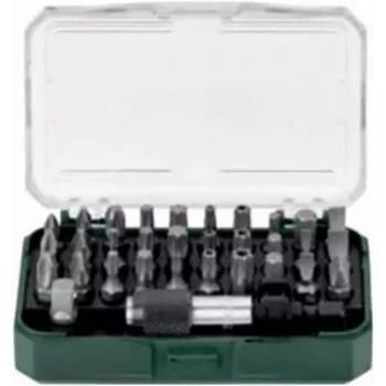 Bit set Metabo 626697000 — 32 pieces, assorted screwdriver and drill bits