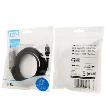 TB Cable HDMI 2.0V - USB 3.1 Type C (AKTBXVH1P20C20B)