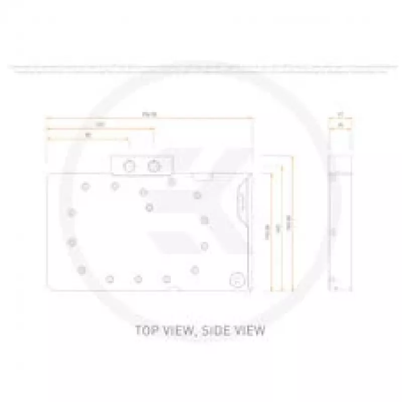 EKWB EK-Quantum Vector³ Suprim RTX 5090 GPU Water Cooler, D-RGB, Backplate - Acryl