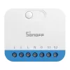 Wall-mounted Sonoff MINI-ZBDIM Zigbee smart mini controller/dimmer for lighting — compact in-line module