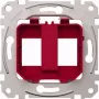 Merten MEG4566-0006 Wall Plate/Switch Cover Red (MEG4566-0006)