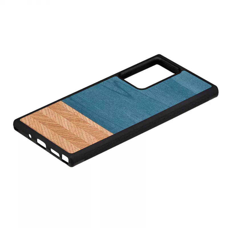 Phone case man and wood Galaxy Note 20 Ultra denim black