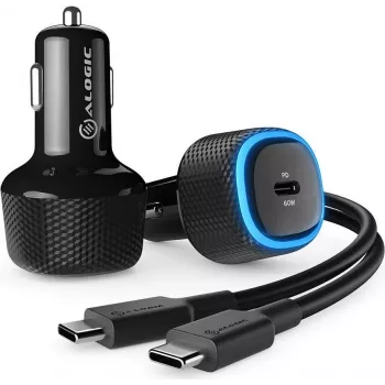 Auto Charger ALOGIC CRC60 Mobile Device Charger Universal Black