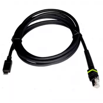 Charging cable ACT CBA-U61-S07ZAR for Zebra barcode reader — USB-C to RJ-45, 2.13 m