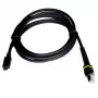 Charging cable ACT CBA-U61-S07ZAR for Zebra barcode reader — USB-C to RJ-45, 2.13 m