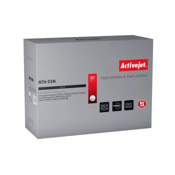 Activejet ATH-55N Toner (replacement for HP 55A CE255A, Canon CRG-724; Supreme; 6000 pages; black)