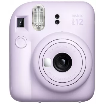 Instant camera Fujifilm Instax Mini 12 Purple — picture 86×54 mm, film 62×46 mm, 60 mm focal length