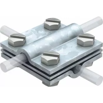 OBO Bettermann cross connector galvanised 252 8-10 FT (5312310)