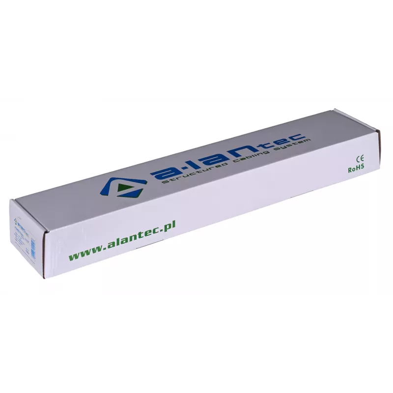 Alantec 19-inch 1U Power Strip, 8x CEE 7/5, Switch, 1.8m (PZ081U)