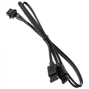Cable adapter Kolink 4‑Pin fan to 3‑Pin 5V ARGB, 0.4 m