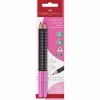 FABER-CASTELL pencil Jumbo Grip Two Tone 2xBS BK