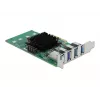 DeLOCK PCI Express x4 Card to 4 x external USB 3.0 Quad Channel - Low Profile Form Factor