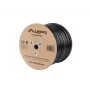 LANBERG networking cable Cat5e U/UTP LCU5-12CU-0305-BK, 24 AWG copper, 305 m, black