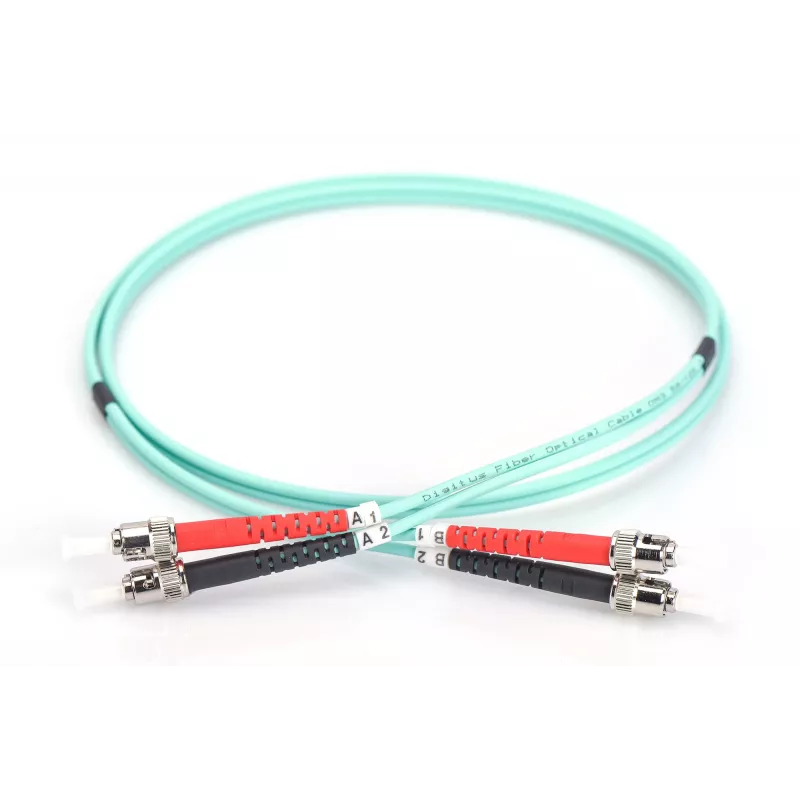Fiber Optic Patch Cord Digitus OM3 ST/ST 2m