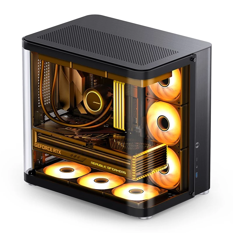 PC Case Jonsbo TK-2 2.0 Midi Tower Black