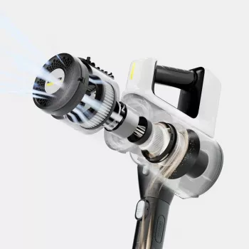 Stick vacuum Kärcher VCS 3 Nano — battery, HEPA filter, bagless 0.6 L, 2.5 Ah, black