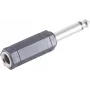 Adapter ShiverPeaks 57003 — mono 6.3 mm jack plug to 6.3 mm jack socket