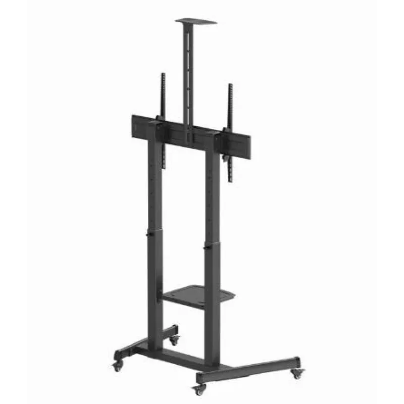 Floor TV Stand GEMBIRD TVS-100T-03 for 60–100 inch TVs, adjustable height, universal mounting