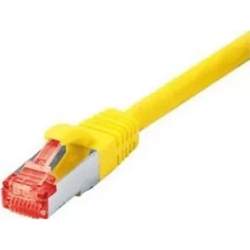 Tecline exertis Connect - Patch-Cable - RJ-45 (M) to RJ-45 (M) - 10 m - SSTP-Cable - CAT 6 - Halogen-Free - Yellow (71510Y)
