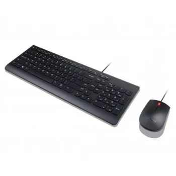Lenovo 4X30L79897 keyboard Mouse included Universal USB QWERTZ German Black
