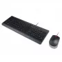 Lenovo 4X30L79897 keyboard Mouse included Universal USB QWERTZ German Black