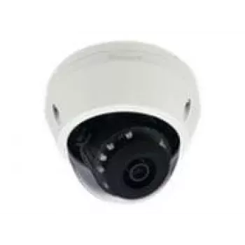 LevelOne HUBBLE Fixed Dome IP Network Camera, H.265, 5-Megapixel, 802.3af PoE, IR LEDs, Indoor/Outdoor, Vandalproof
