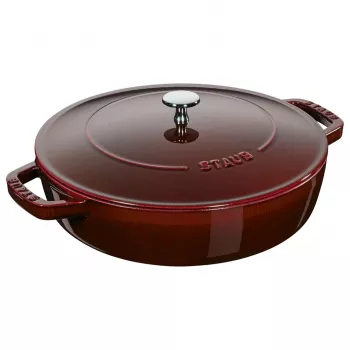 Deep Braising Pan with Lid Staub - 28 cm Grenadyna