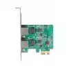 DeLOCK PCI Express x1 Card to 2 x RJ45 2.5 Gigabit LAN RTL8125 Wired Ethernet