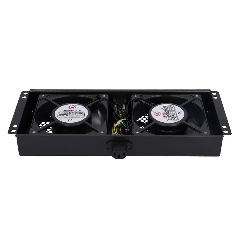 Cooling fan Extralink EX.8673 4 Way fan unit for standing cabinets 2m cable EU plug