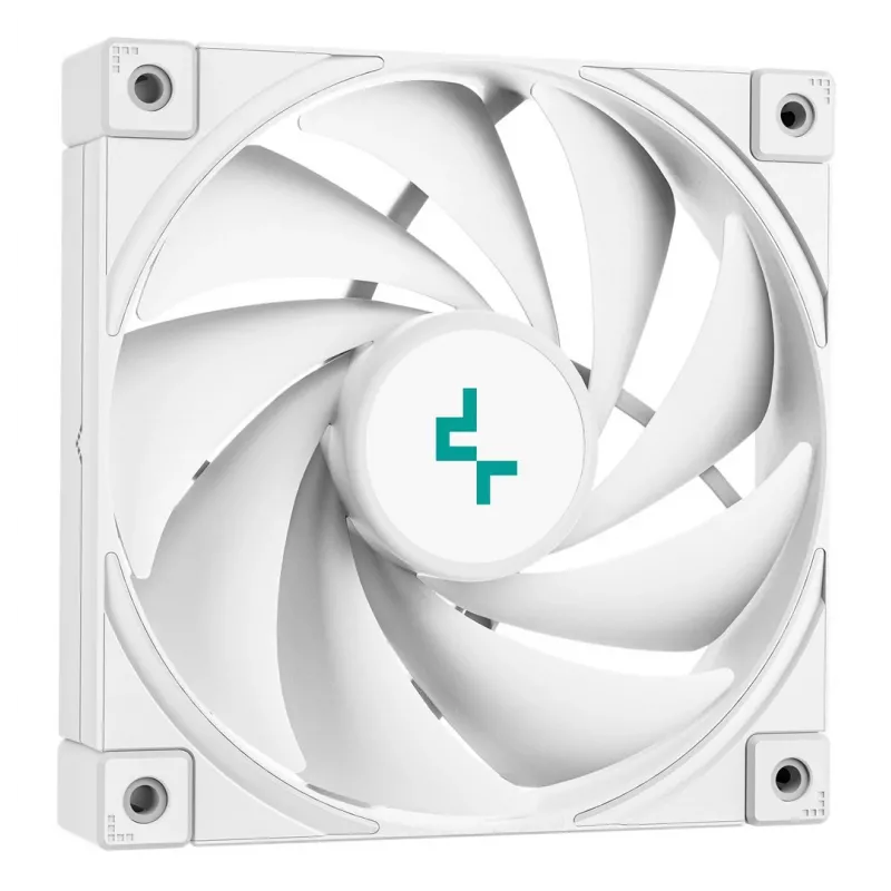 Air cooler DeepCool AK620 Digital SE White — dual 120 mm fans, 6 heat pipes, PWM, LGA 1700 support, built-in display