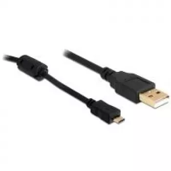 USB Cable DeLOCK USB 2.0 A to USB-micro B 3m Black
